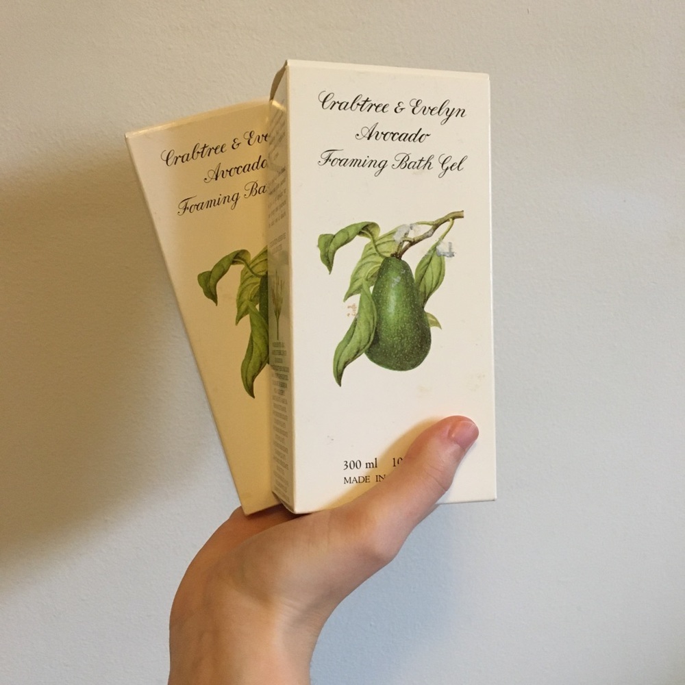 Vintage Crabtree & Evelyn Avocado Foaming Bath Gel
